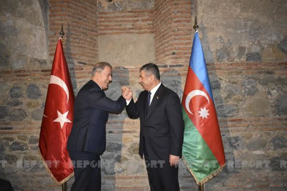 Zakir Həsənov türkiyəli həmkarı ilə görüşdü - FOTO