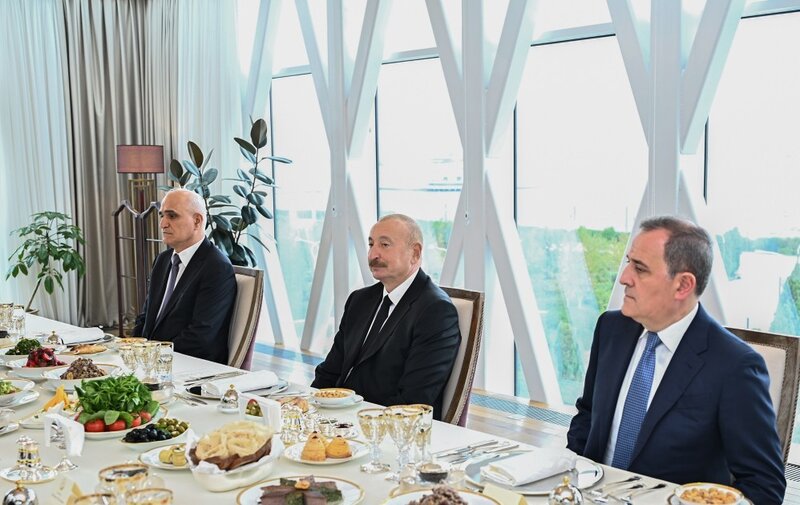 Prezident İlham Əliyev və Ramzan Kadırov birgə nahar ediblər