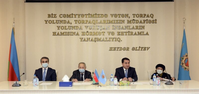 Hikmət Hacıyev Respublika Veteranlar Təşkilatının Rəyasət Heyətinin iclasında iştirak edib - FOTO