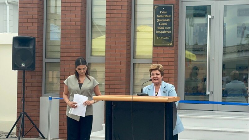 Neftçalada şəhid Camal İsmayılovun xatirəsi yad edildi, ev muzeyinin açılışı oldu - FOTOLAR