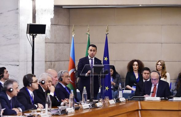Romada Azərbaycan-İtaliya biznes forumu keçirilib - YENİLƏNİB + FOTO/VİDEO