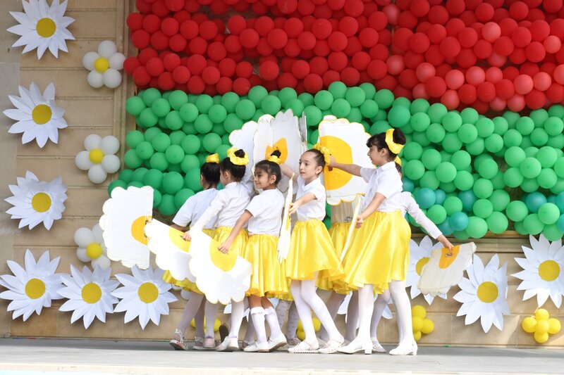 Abşeron rayonunda 1 iyun - Uşaqların Beynəlxalq Müdafiəsi Günü münasibəti ilə bayram tədbiri keçirilmişdir - FOTOLAR