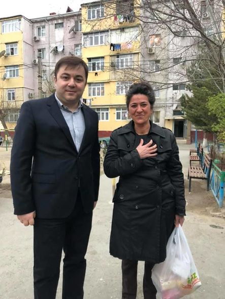 Emin Hacıyev Novruz bayramında seçiciləri ilə görüşdü - FOTO
