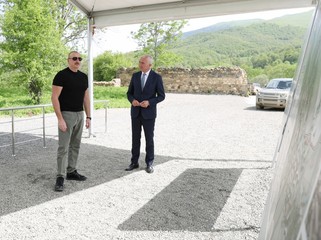 Prezident İlham Əliyev Laçın rayonuna səfər etdi - FOTOLAR