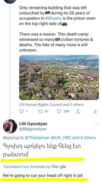 Ermənistan parlamentinin əməkdaşı azərbaycanlı deputatı ölümlə hədələyir – FOTO
