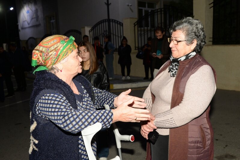 Füzuliyə daha 59 nəfər yola salındı - Fotolar