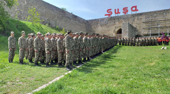 Şuşada Faşizm üzərində Qələbə Günü qeyd olunub - FOTO