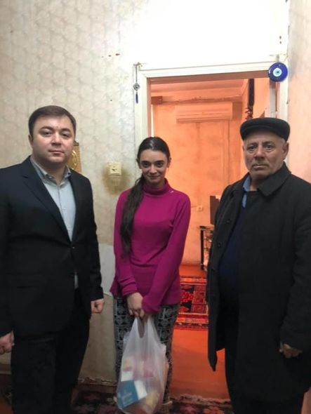 Emin Hacıyev Novruz bayramında seçiciləri ilə görüşdü - FOTO