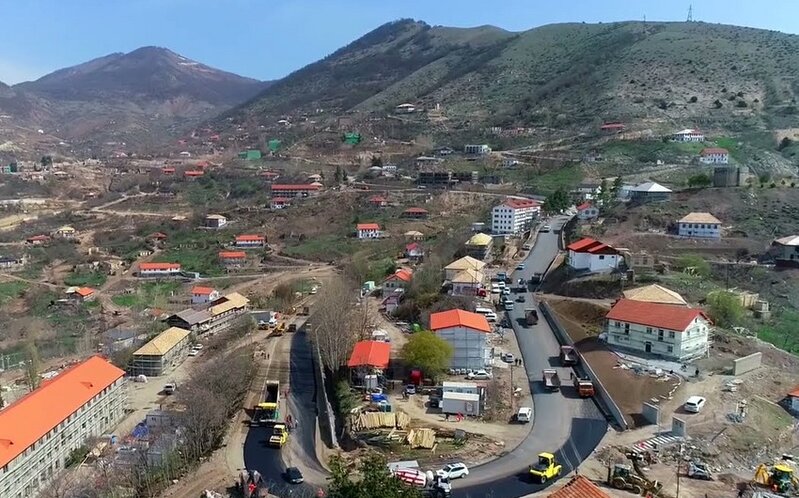 Laçın şəhərinin təbii qaz təchizatına başlanılıb