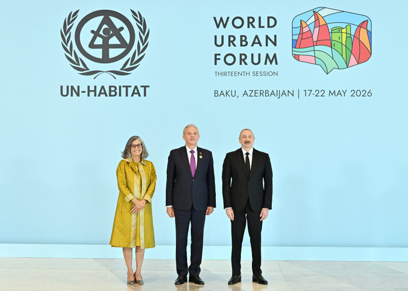 Prezident WUF13-də çıxış edir - Canlı - Fotolar