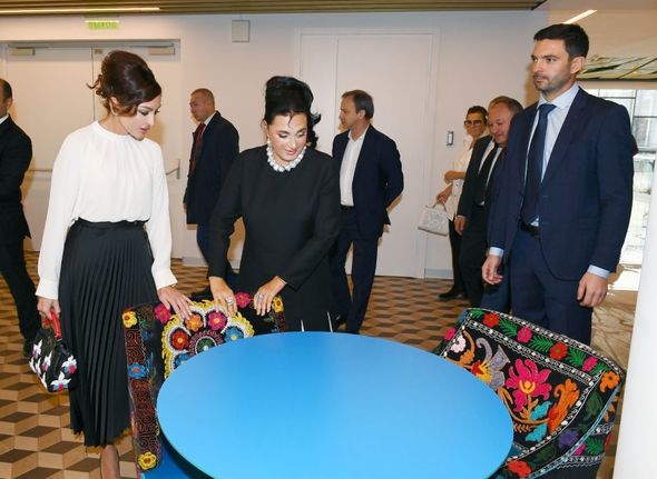 Mehriban Əliyeva "Lujniki" Olimpiya Kompleksinin Gimnastika Mərkəzində - FOTO