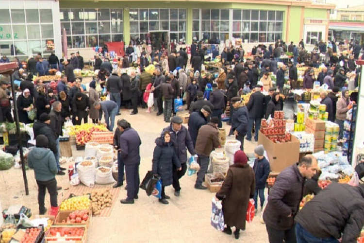 Naxçıvanın mərkəzi bazarında bayram yarmarkası quruldu - QİYMƏTLƏR + FOTO