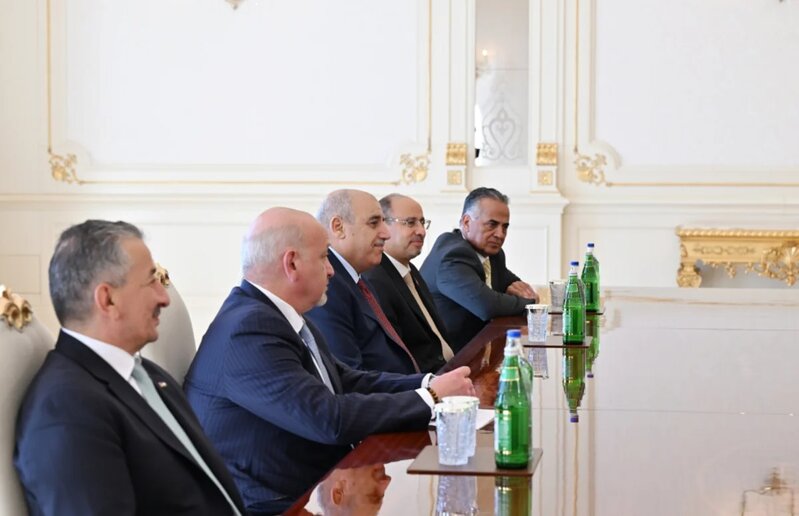Prezident İordaniyanın Nümayəndələr Palatasının nümayəndə heyətini qəbul edib
