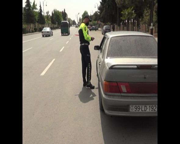 Balakəndə təhlükəsizlik kəmərindən istifadə etməyən sürücülər cərimələndi - FOTO