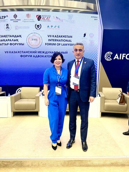 Vəkillər Kollegiyasının nümayəndə heyəti Qazaxıstanda keçirilən VII Beynəlxalq Vəkillər Forumunda iştirak edib