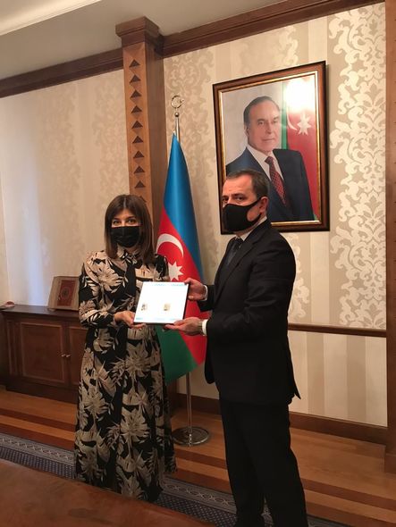 Ceyhun Bayramov Beynəlxalq Türk Mədəniyyəti və İrsi Fondunun prezidenti ilə görüşüb - FOTO