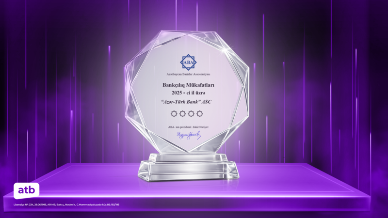 Azər Türk Bank mükafatlara layiq görüldü