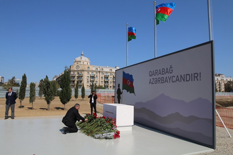 Dövlət Xidmətinin rəhbərliyi anım mərasimlərində iştirak etdi - FOTOLAR