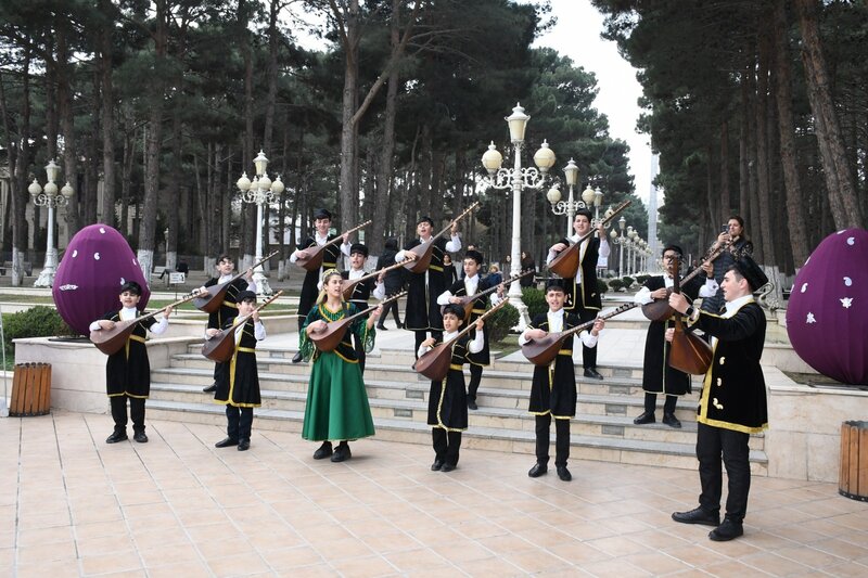 Abşeron rayonunda Novruz şənliyi keçirilmişdir - FOTO
