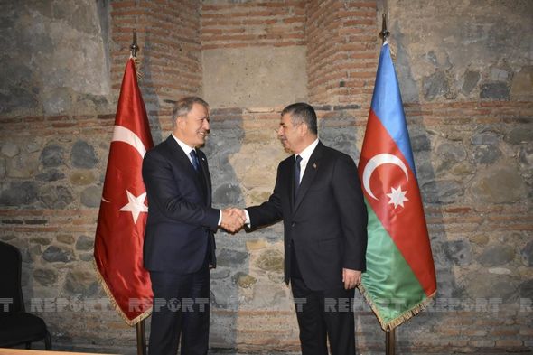 Zakir Həsənov türkiyəli həmkarı ilə görüşdü - FOTO