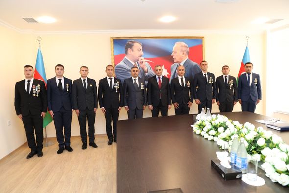 Vətən müharibəsi iştirakçıları Dövlət Xidmətində həqiqi hərbi xidmətə qəbul olundular - FOTO