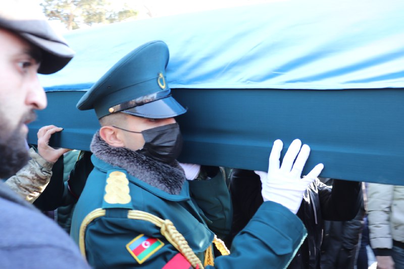 14 igidimiz son mənzilə belə yola salındı - FOTOREPORTAJ