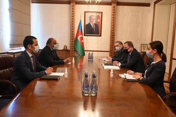Ceyhun Bayramov Misir səfirini qəbul edib - FOTO