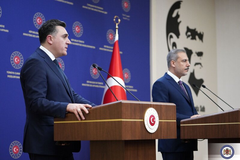 Darçiaşvili Ankarada Fidanla görüşdü - FOTOLAR