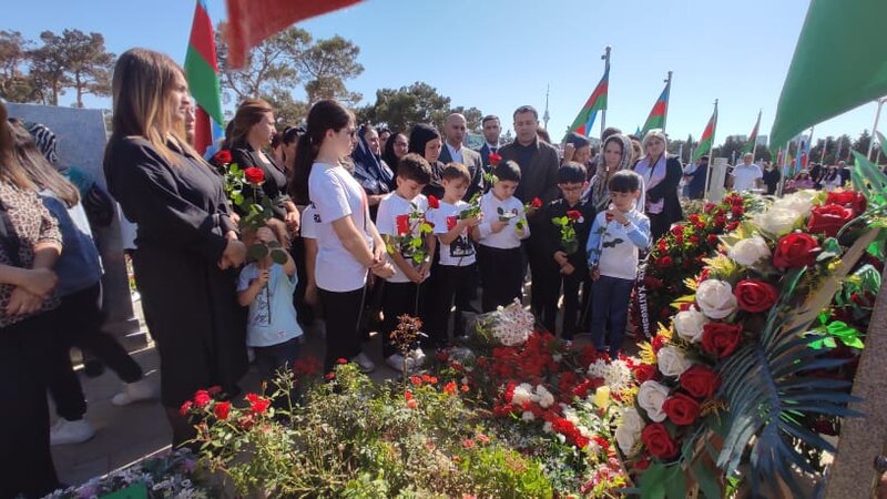 Abşeron rayonunda şəhidlər ildönümü günlərində yad edilib - FOTOLAR