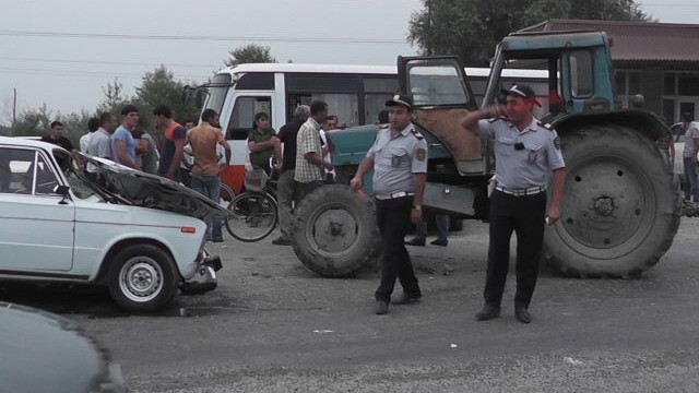 İmişlidə yol qəzası oldu - Yaralılar var