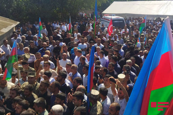Şəhid Məftun Əhmədzadə Tərtərdə dəfn edilib – FOTO