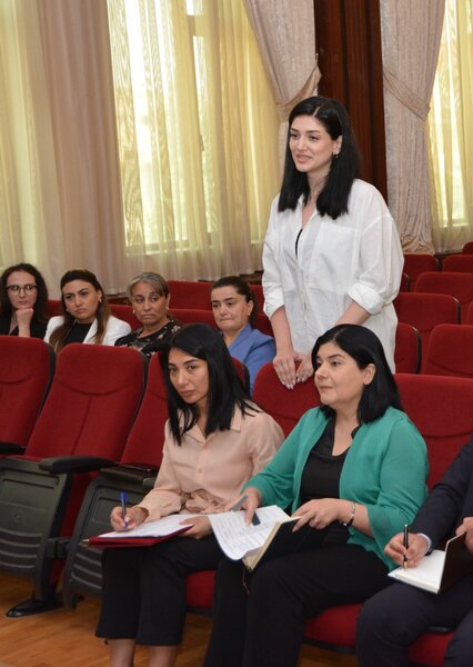 Abşeron rayonunda yaşayan şəhid ailələri və qazilərlə növbəti görüş keçirildi - FOTOLAR