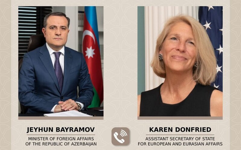 Ceyhun Bayramov Karen Donfridə erməni silahlılarının Azərbaycandan tam çıxarılmadığını bildirib