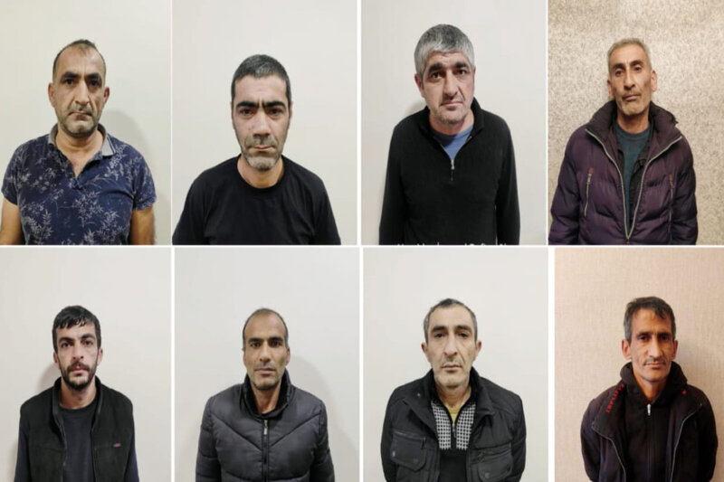 Bərdədə 8 nəfər saxlanıldı - FOTO