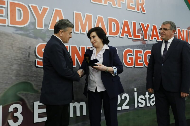 İstanbulda Zəfər Media medallarının təqdimatı keçirilib — FOTOLAR