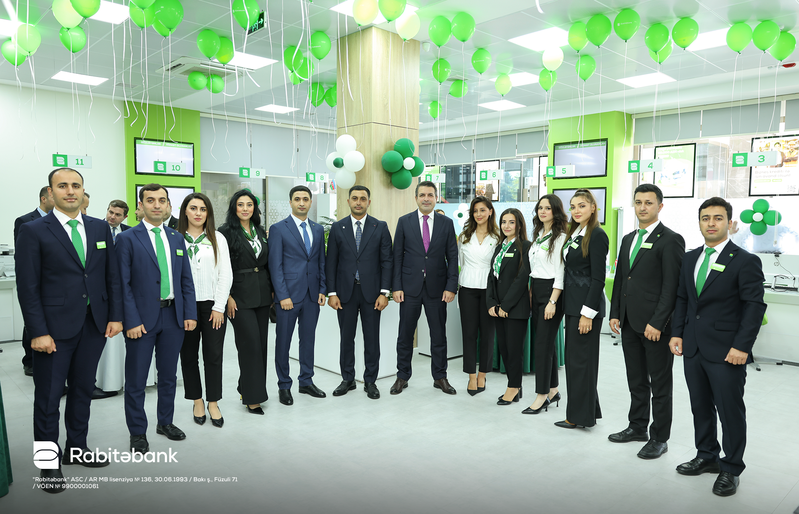 Rabitəbank 32-ci filialını Bakıxanovda açdı - FOTOLAR