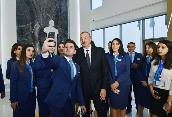 Prezident Şamaxıda "ASAN Həyat" kompleksinin açılışında olub - YENİLƏNİB+FOTO