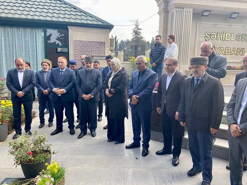 Abşeron rayonunda şəhidlər yad edilir - FOTOLAR