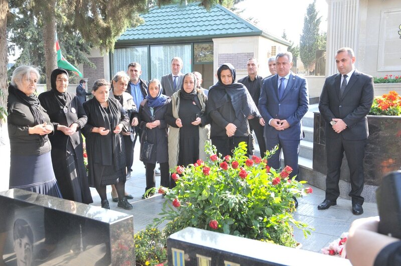 Şəhidlərimiz anım günlərində Abşeron rayonunda yad edilib - FOTOLAR