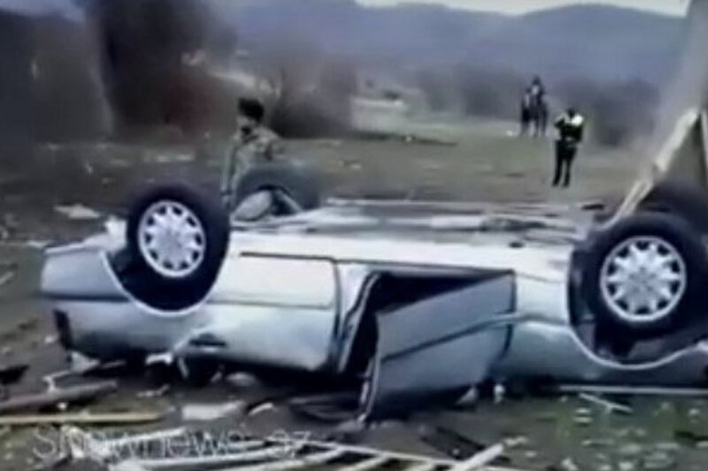 Hərbçi qardaşlar qəzaya düşdü, biri öldü