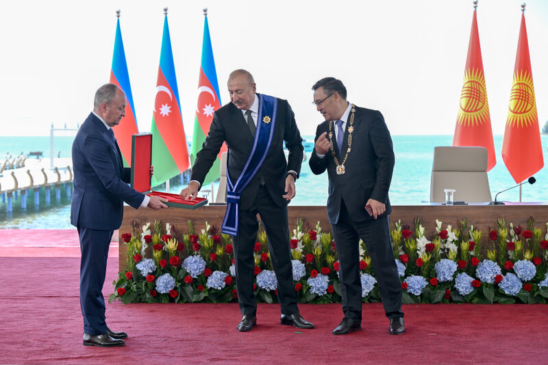 Prezidentlərin təltifolunma mərasimi keçirilib - FOTOLAR
