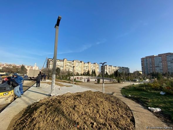 Bakıda salınan yeni parkın 70 faizi meşə zonası olacaq - FOTO