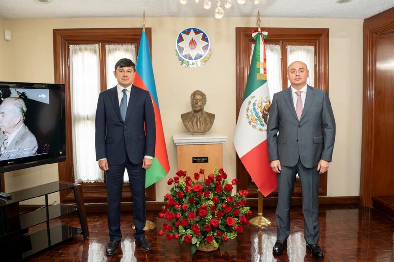 Azərbaycanla Meksika arasında memorandum imzalandı - Fotolar