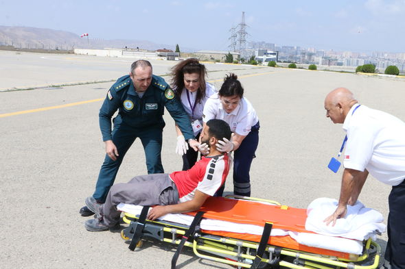 Laçında qəza: Yaralılar helikopterlə Bakıya gətiriliblər