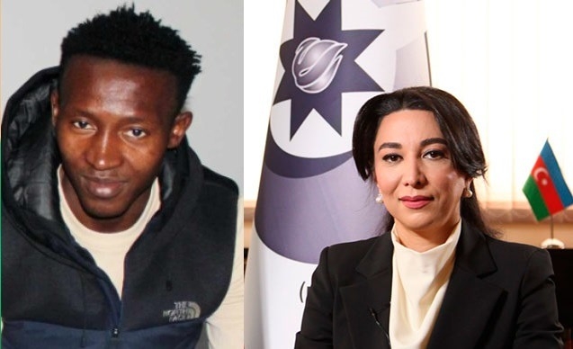 Səbinə Əliyeva təhqir olunduğunu deyən qaradərili futbolçu ilə görüşdü