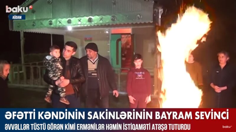Əfətti kənd sakinlərinin illər sonra rahat keçirdikləri bayram sevinci - VİDEO