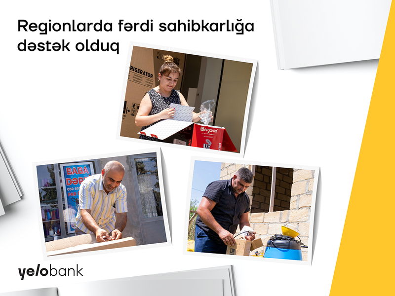 Yelo Bank regionlarda sahibkarlığa dəstək olur