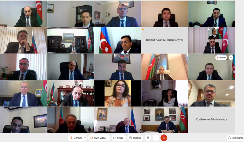 XİN rəhbərliyi ilə diplomatik nümayəndəliklərimiz arasında müşavirə keçirilib - FOTO