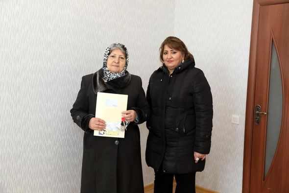 Daha 27 şəhid ailəsi və Qarabağ müharibəsi əlilinə mənzil verildi - FOTO/VİDEO