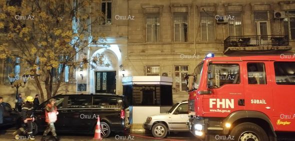 İran səfirliyinin binasında tüstülənmə - YENİLƏNİB + FOTO